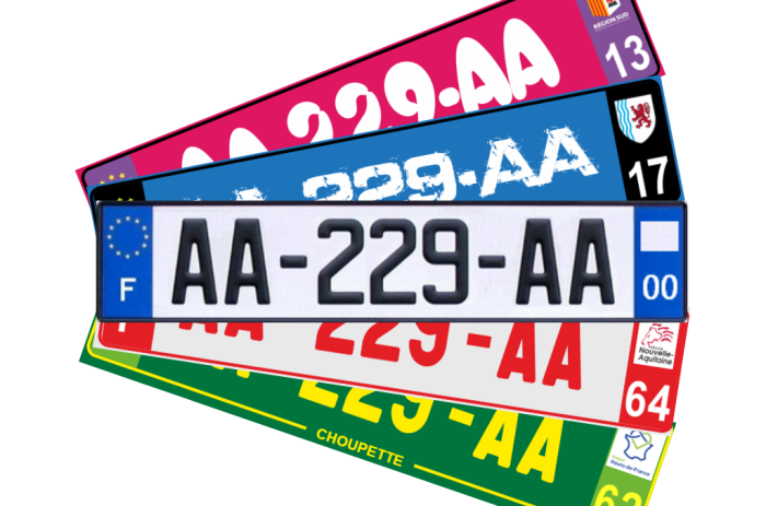 Plaques d’immatriculation&nbsp;: attention à la personnalisation