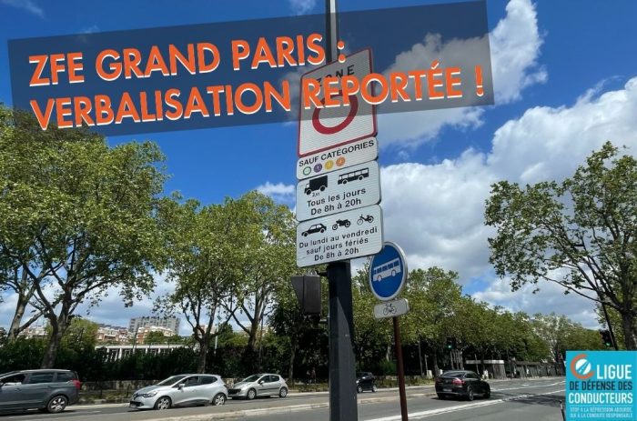 Zone à faibles émissions : la verbalisation des véhicules bannis de la Métropole du Grand Paris reportée