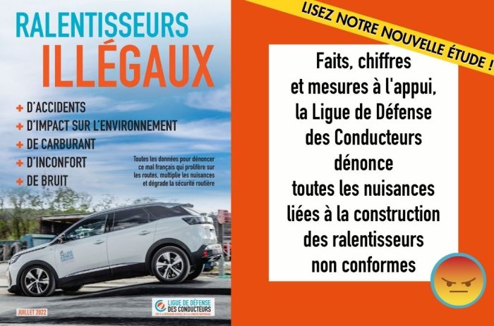 + d’accidents, + d’impact sur l’environnement, + de carburant, + d’inconfort, + de bruit : enfin une étude pour dénoncer toutes les nuisances provoquées par les ralentisseurs illégaux