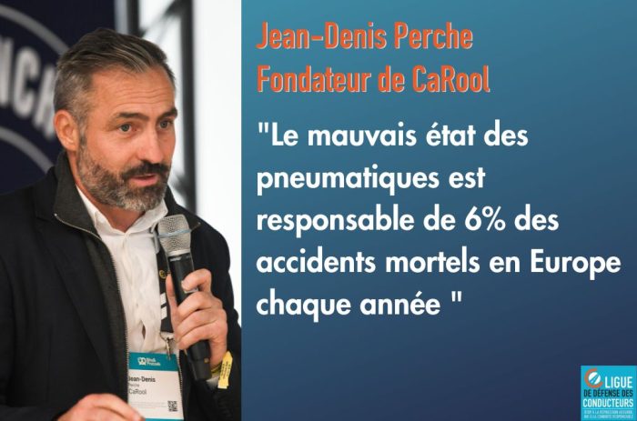 « Le mauvais état des pneumatiques est responsable de 6 % des accidents mortels en Europe chaque année »