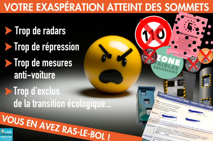 Répression tous azimuts : votre exaspération atteint des sommets