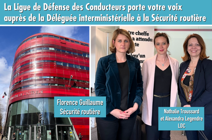 Ligue de Défense des Conducteurs / Déléguée interministérielle à la Sécurité routière&nbsp;:  rencontre entre deux visions de la sécurité routière