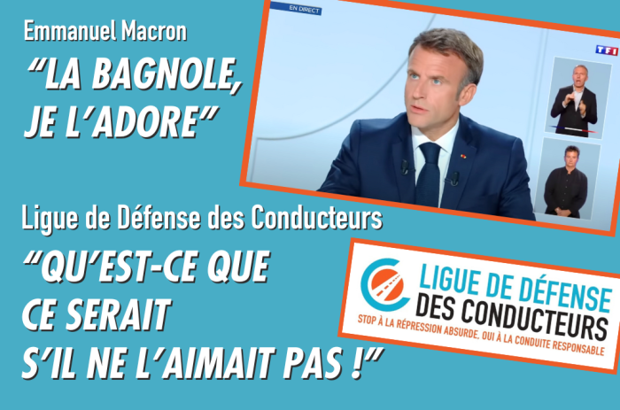 « La bagnole, je l’adore »