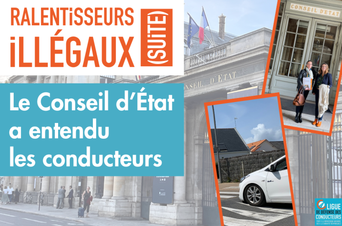 Ralentisseurs illégaux&nbsp;: le Conseil d’État fait un premier pas vers les conducteurs