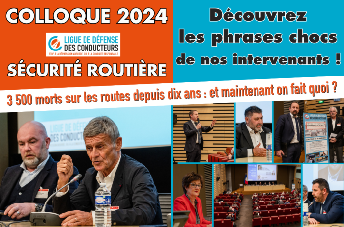 Colloque de la LDC&nbsp;: un électrochoc pour la sécurité routière