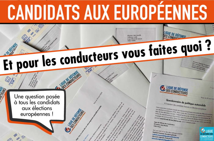 Élections européennes : à quelle sauce les candidats vont-ils manger les conducteurs ?