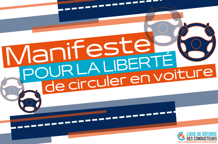 Manifeste pour la liberté de circuler en voiture