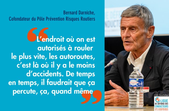 Vitesse&nbsp;: « L’endroit où on est autorisés à rouler le plus vite, c’est là où il y a le moins d’accidents ! »